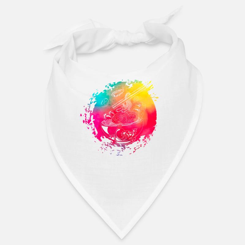 Ramen Rétro - Bandana - blanc