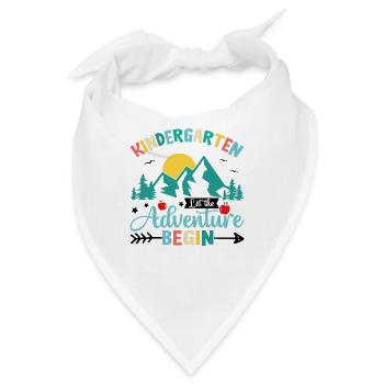 Kindergarten Das Abenteuer beginnt - Bandana - Weiß - Vorne