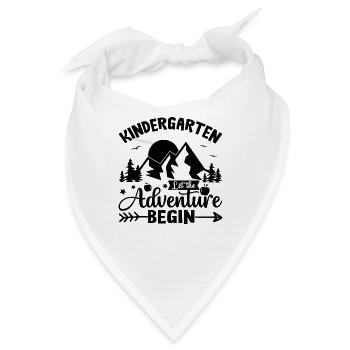 Kindergarten Das Abenteuer beginnt - Bandana - Weiß - Vorne