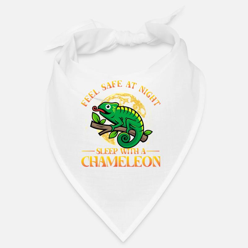 Feel safe at night sleep with a Chameleon Bandana