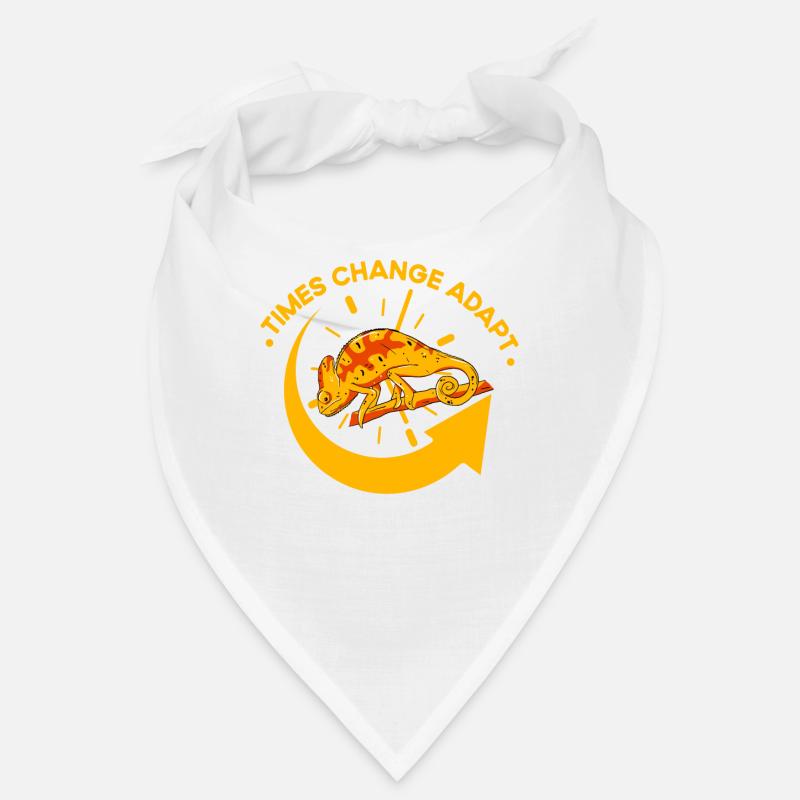 Chameleon Times Change Adapt Bandana