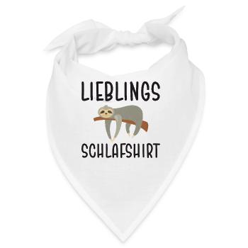 Lieblings Schlafshirt - Bandana - Weiß - Vorne