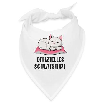 Offizielles Schlafshirt - Bandana - Weiß - Vorne