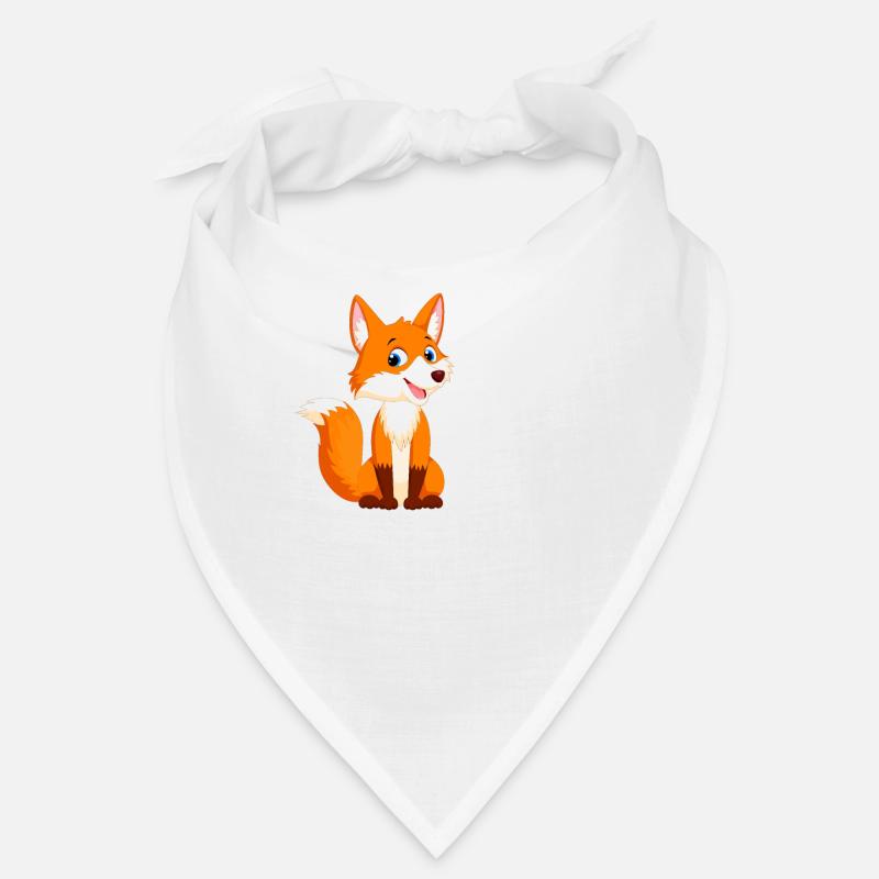 Bin Halt Ein Fuchs - Bandana - Weiß