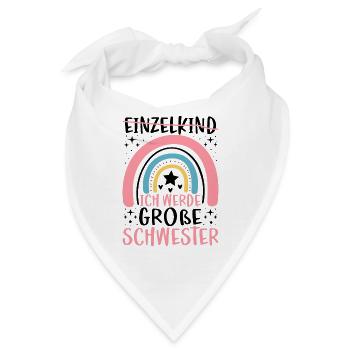Ich Werde Große Schwester - Bandana - Weiß - Vorne