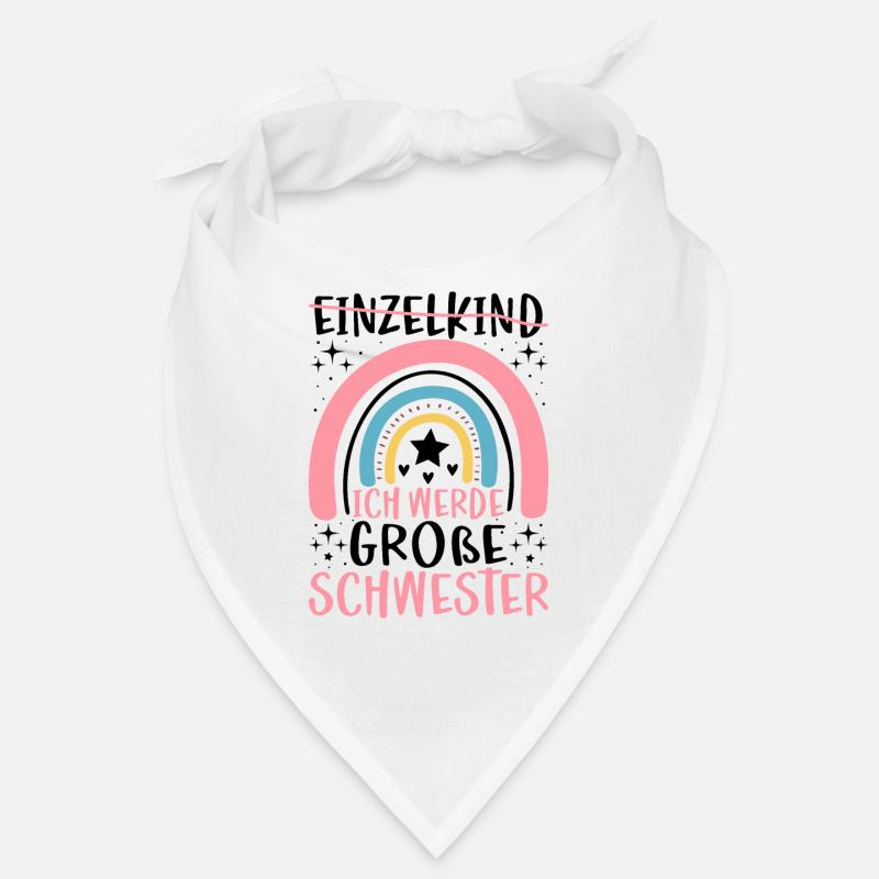 Ich Werde Große Schwester - Bandana - Weiß