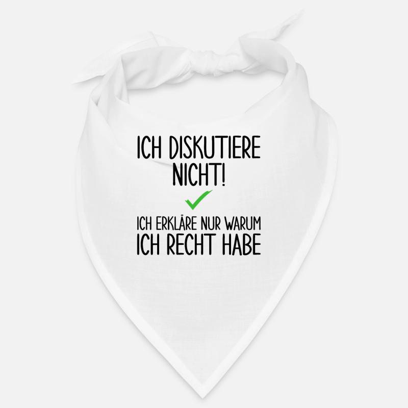 Ich Diskutiere Nicht Bandana