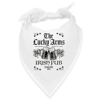 Lucky Arms Irish Pub - Bandana - Weiß - Vorne