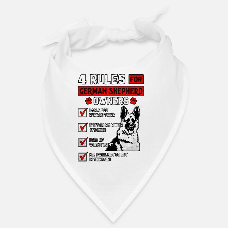 4 Rules for German Shepherd Owners Bandana