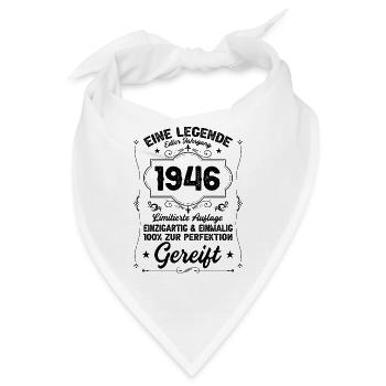1946 - Qualität - Bandana - Weiß - Vorne
