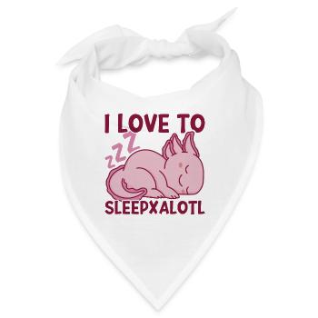 Axolotl - Bandana - Weiß - Vorne