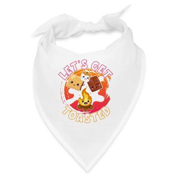 Get Toasted S'more - Bandana - Weiß - Vorne
