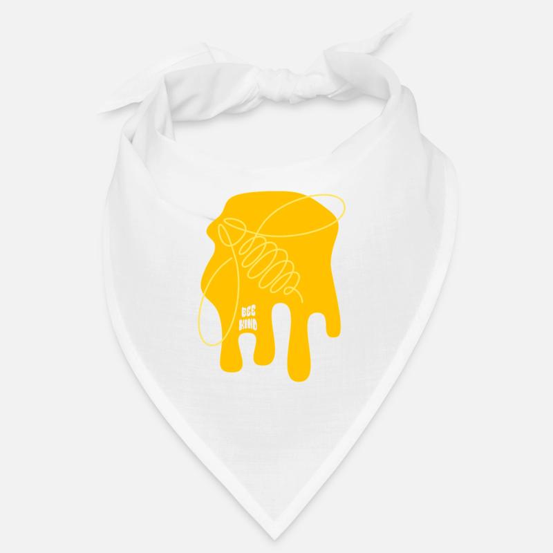 Be nice - Bee - abstrait - Art graphique Bandana