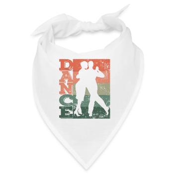 Tango Argentino Milonga Vals Tango - Bandana - Weiß - Vorne
