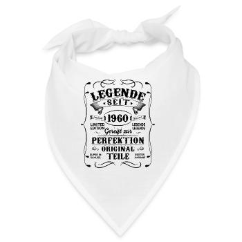 Lebende Legende seit 1960 - Bandana - Weiß - Vorne