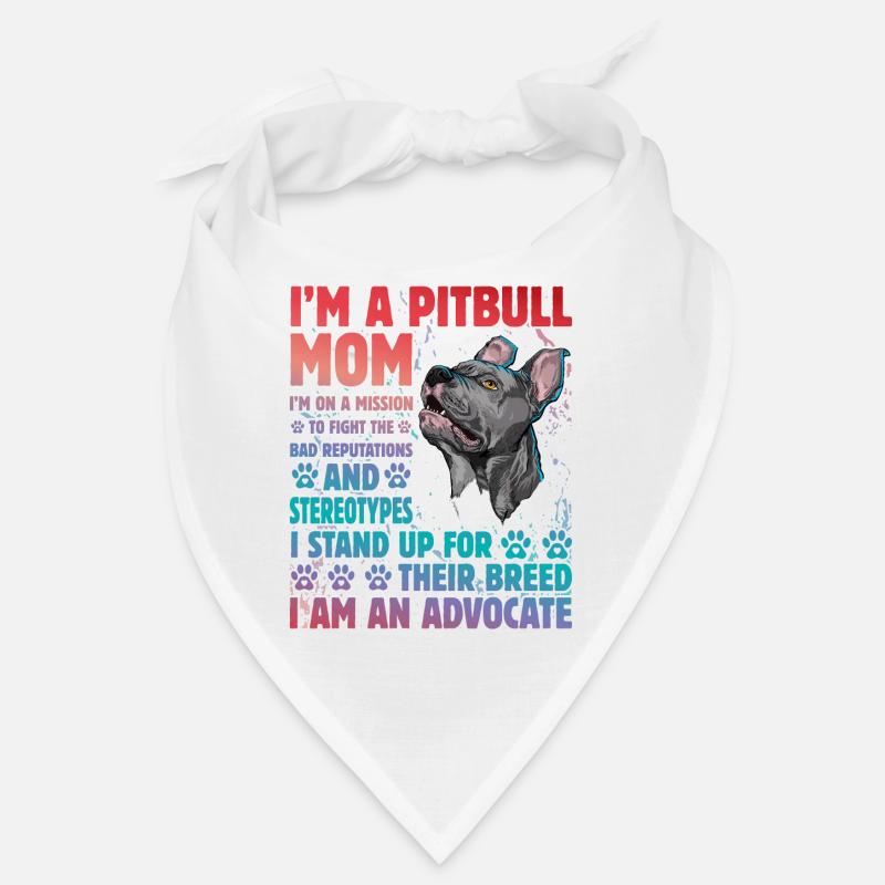 Pitbull Lustiger Spruch Bandana