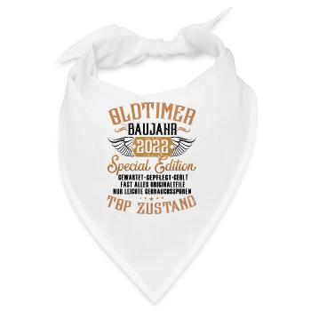Oldtimer im Ruhestand 2022 Rentner Oldtimer - Bandana - Weiß - Vorne