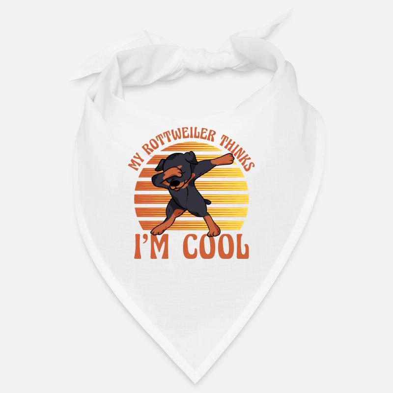 Mon Rottweiler pense que je suis cool Bandana