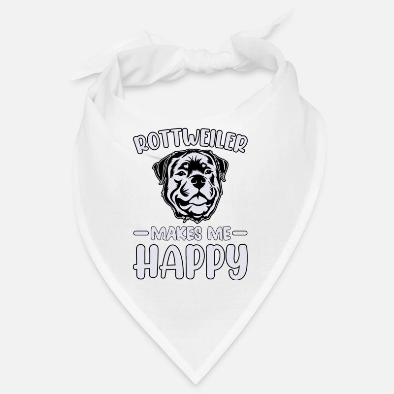 Rottweiler me rend heureux Bandana