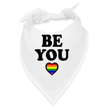 Be you - Bandana - Weiß - Vorne