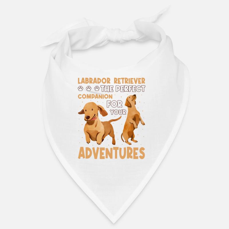 Labrador - Bandana - Weiß