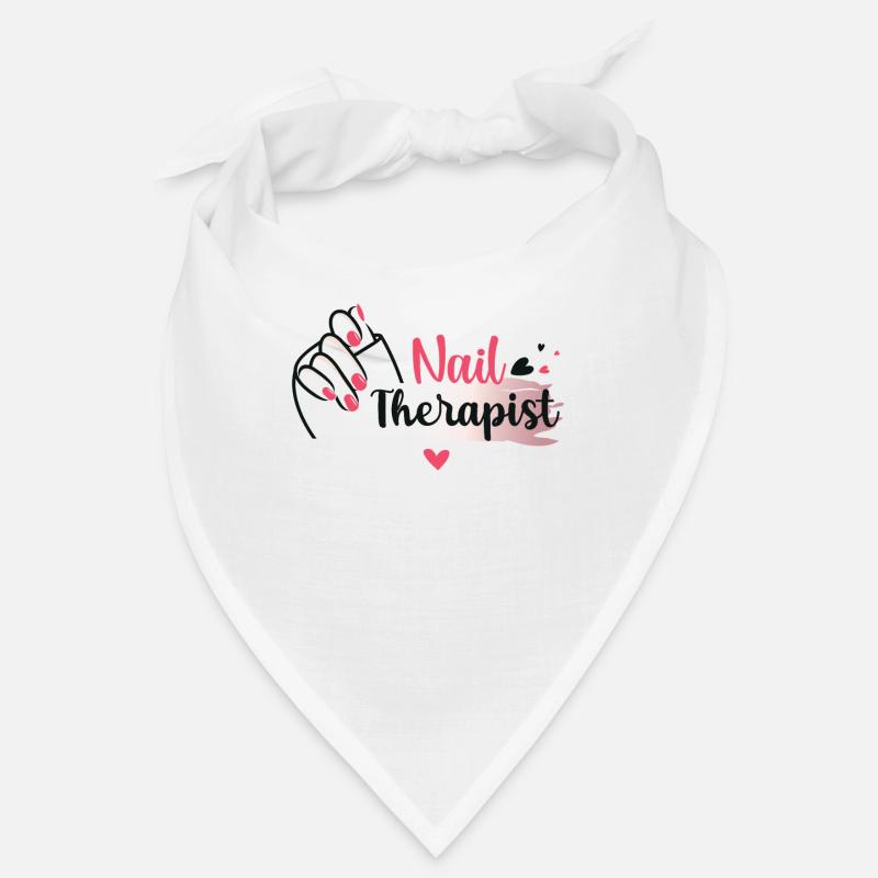 Nail Therapist Funny Nail Art Nail Tech Bandana