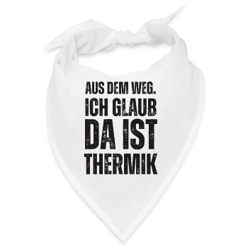 Ich Glaub Da ist Thermik RC Segelflieger - Bandana - Weiß - Vorne