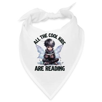 Alle Coolen Kids Lesen Lehrer - Bandana - Weiß - Vorne