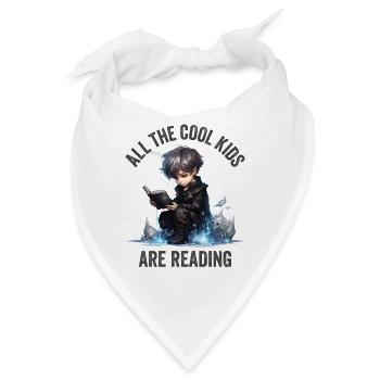Alle Coolen Kids Lesen Lehrer - Bandana - Weiß - Vorne