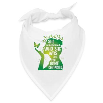 She remebered who she was - Bandana - Weiß - Vorne