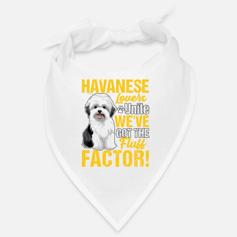 Havanese Lovers Unite we've got the fluff factor Bandana