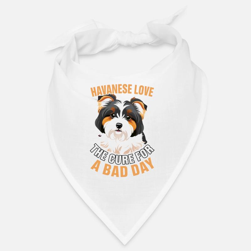 Havanese Love the cure for a bad day Bandana