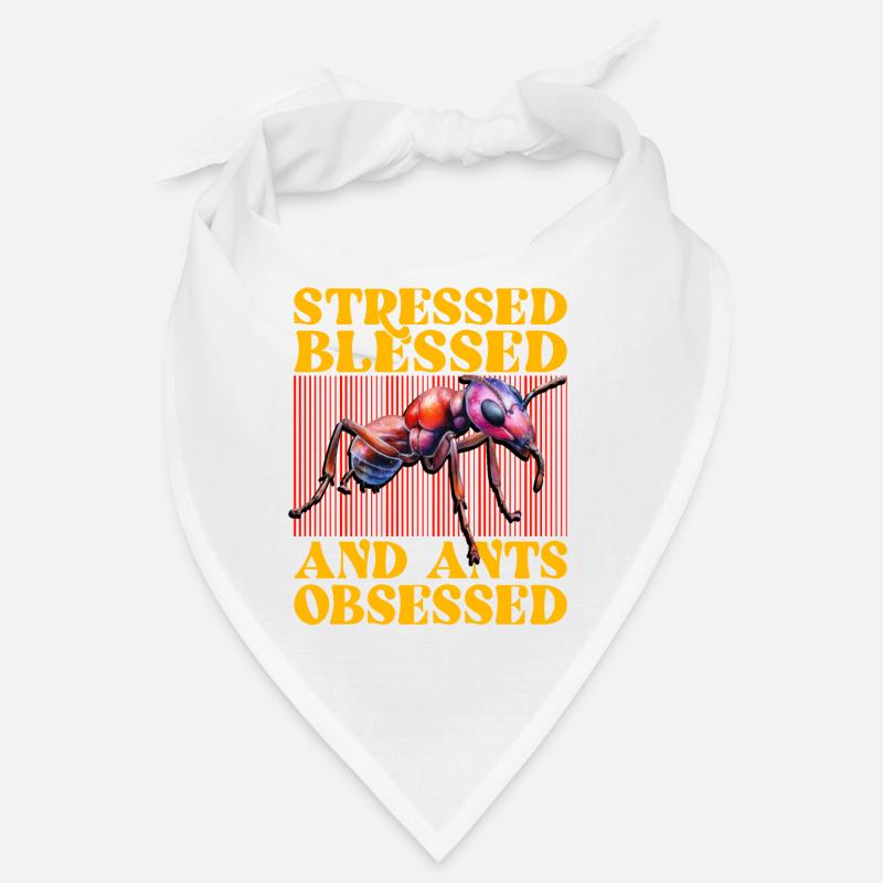 Stressed bless and Ants obsessed Bandana