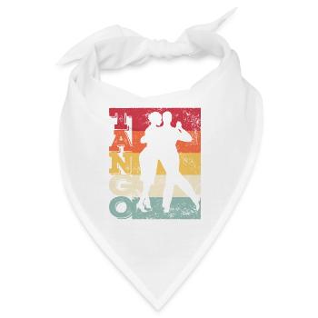 Tango Argentino Milonga Vals Tango - Bandana - Weiß - Vorne