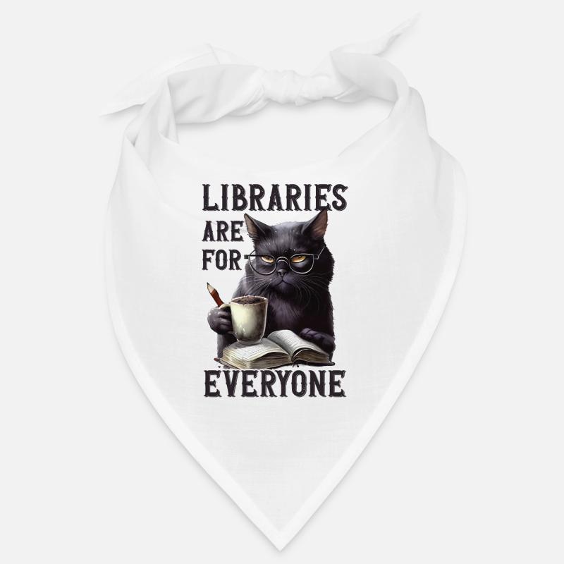 Libraries are for everyone Librarian Bandana