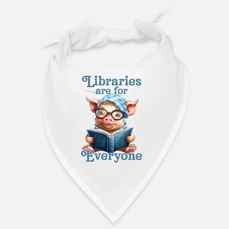 Libraries are for everyone Librarian Bandana