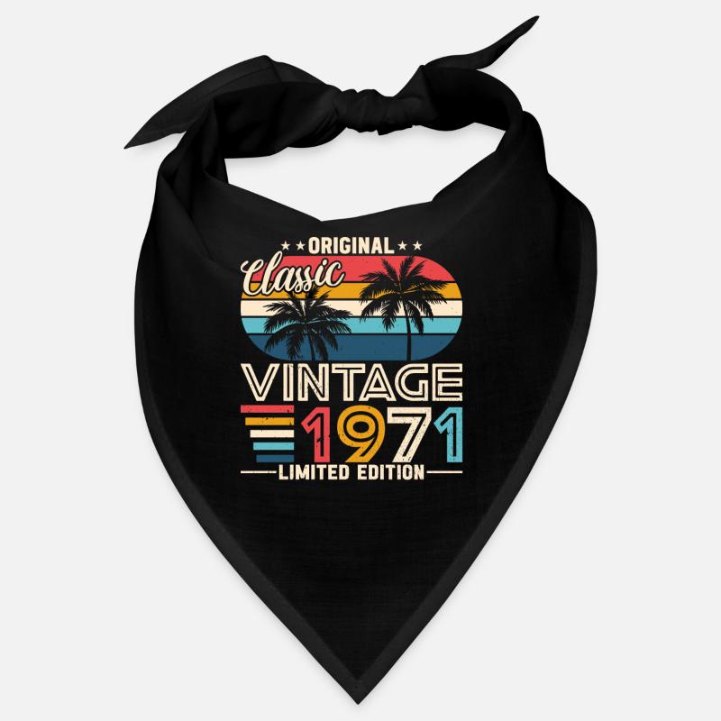 Millésime 1971 Anniversaire Bandana