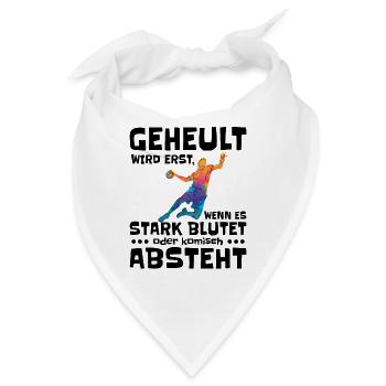 Blutiges Handballspiel - Bandana - Weiß - Vorne