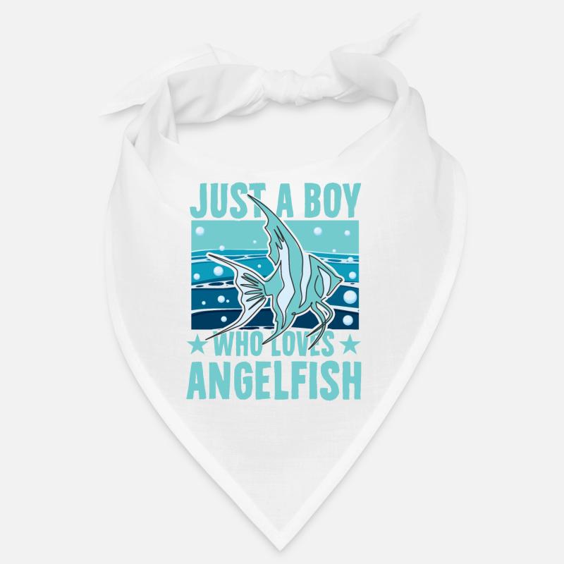 Nur ein Junge, der Kaiserfische liebt Bandana