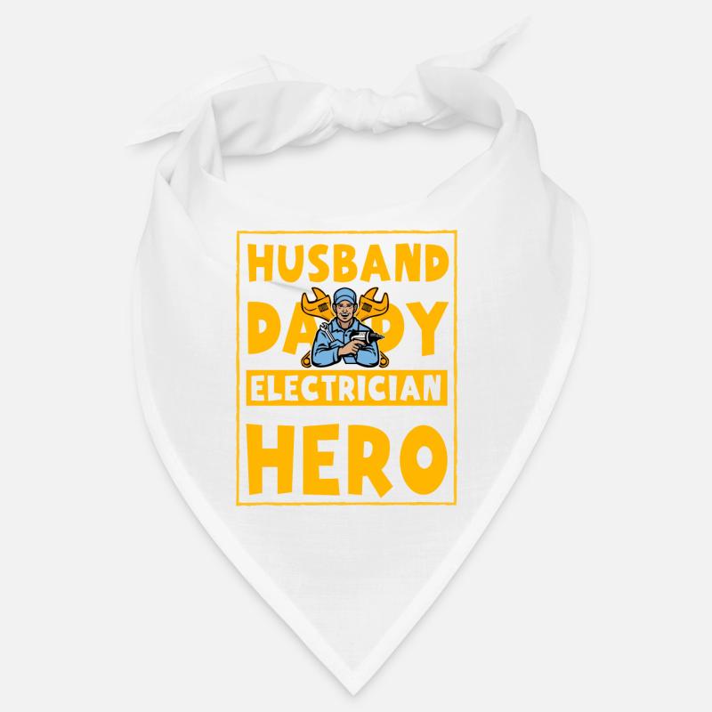Husband Daddy Electrician Hero Bandana