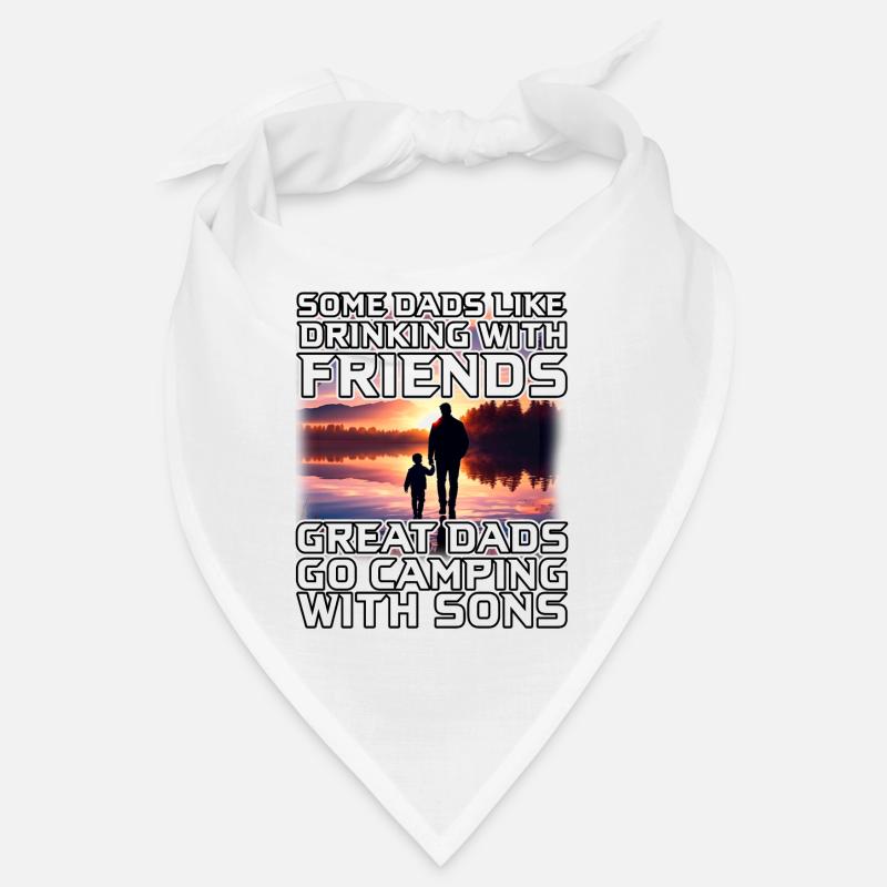 Tolle Väter gehen mit Söhnen campen Bandana