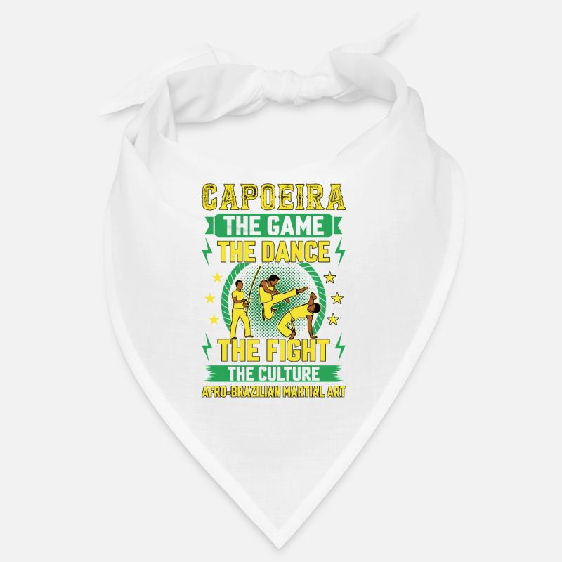 Capoeira, le jeu, la danse, le combat - Bandana - blanc
