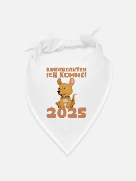 kiKindergarten 2025 Kids Gift Kita 2025 Décoration - Bandana - blanc - Devant
