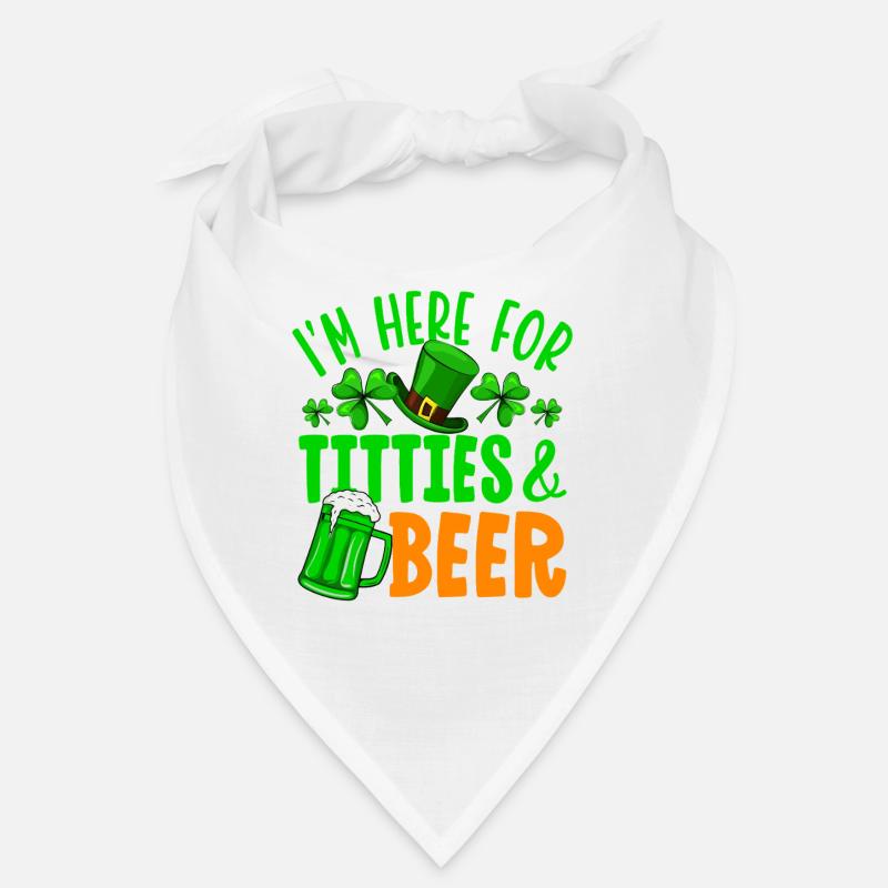 Ich bin hier für & Bier Bandana