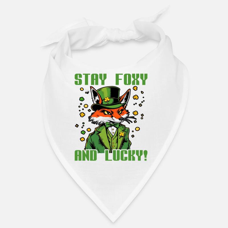 Restez Foxy et Lucky Saint-Patrick Bandana