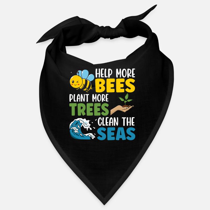 Aidez plus d’abeilles à planter plus d’arbres pour nettoyer les mers Bandana