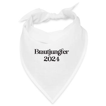 Hochzeit Brautjungfer 2024 Junggesellinnenabschied - Bandana - Weiß - Vorne