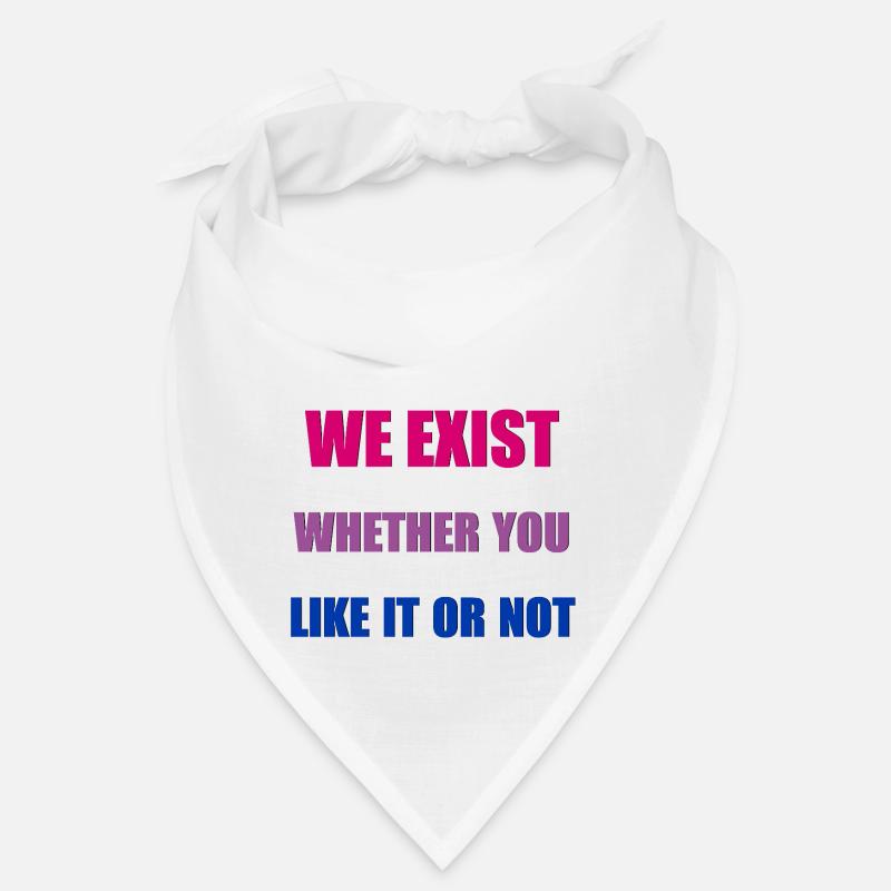 We Exist - Bisexual Flag Bandana