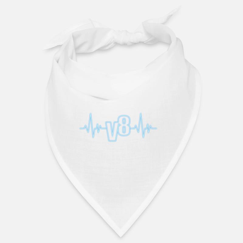 Conception de battement de cœur de moteur V8 pour les ventilateurs à huit cylindres Bandana