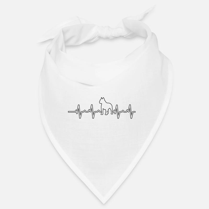 Herzschlag Pitbull Bandana